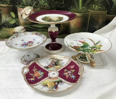 Victorian Cake Stands & Plates