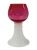 Victorian Cranberry & Clam Broth Wine Glasses