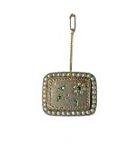 Victorian Emerald and Pearl Brooch