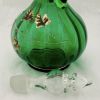 Victorian Enamelled Glass Claret Jug With Calla Lilies