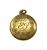 Victorian Gold Filled Locket, With A Paste Stone Cross