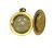 Victorian Gold Filled Locket, With A Paste Stone Cross