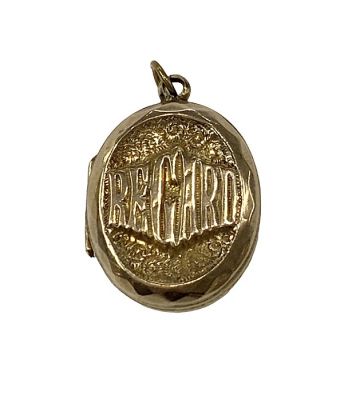 Victorian Gold Filled “REGARD” Locket