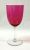 Victorian Hand Blown Cranberry Wine Glasses