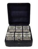 Victorian Silver Plate Napkin Rings, Boxed Set Of 6