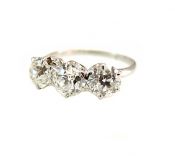 Vintage 3 Diamond Ring