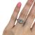 Vintage 3 Oval Diamond Ring