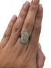 Vintage Diamond Cluster Ring