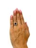Vintage Sapphire and Diamond Engagement Ring