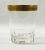 Vintage Acid Etched Gold Rimmed Old Fashioned Glasses