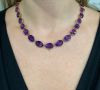 Vintage Amethyst Graduated Necklace
