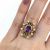 Vintage Amethyst and Cultured Pearl Ring