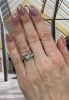 Vintage Aquamarine and Diamond Engagement Ring