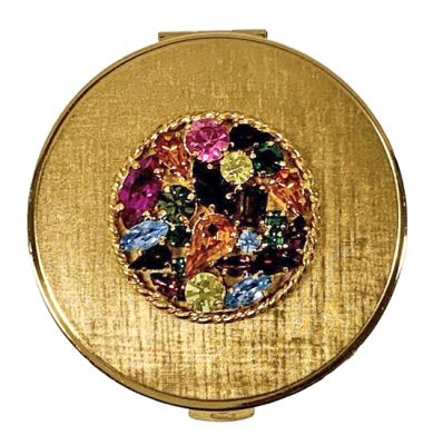 Birks Vintage Rhinestone Compact