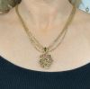 Vintage Cabochon Tourmaline Necklace