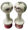 Vintage Ceramic Store Display Hat Stands