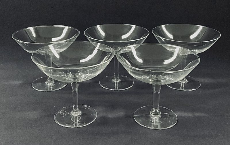 Vintage Champagne Coupes