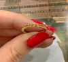 Vintage Citrine Eternity Band