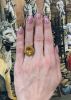 Vintage Citrine Solitaire Ring