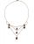 Vintage Citrine and Pearl Lavalier Necklace