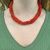 Vintage Coral Bead Necklace
