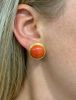 Vintage Coral Stud Earrings