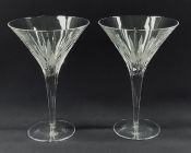 Vintage Crystal Martini Glasses