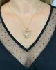 Vintage Cultured Pearl Heart Shaped Pendant