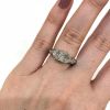 Vintage Diamond 3 Stone Engagement Ring