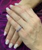 Vintage Diamond Blue Sapphire and Pink Sapphire Ring