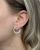 Vintage Diamond Circular Earrings