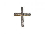 Vintage Diamond Cross Pendant