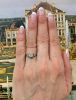Vintage .90ct Diamond Engagement Ring in 14kt White Gold