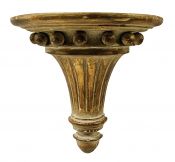 Vintage Gilt Wood Column Corbel