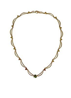 Vintage Green Sapphire Necklace