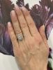 Vintage Inspired Pear Cut Diamond Engagement Ring