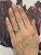 Vintage Inspired Pear Cut Diamond Engagement Ring