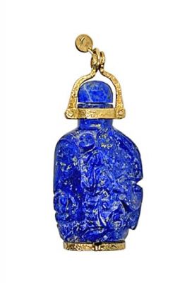Vintage Lapis Snuff Bottle