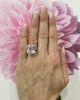 Vintage Light Pink Topaz Solitaire Ring 
