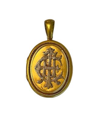 Vintage Yellow Gold Locket Pendant