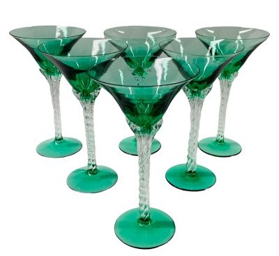 Vintage Martini Glasses, circa 1960’s