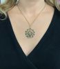 Vintage Ruby Diamond and Emerald Peacock Pendant