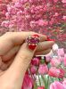 Vintage Ruby and Diamond Engagement Ring
