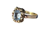 Vintage Synthetic Spinel Solitaire Ring
