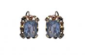 Vintage Synthetic Spinel Earrings