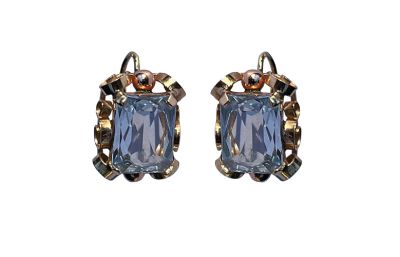 Vintage Synthetic Spinel Earrings