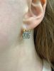 Vintage Synthetic Spinel Earrings