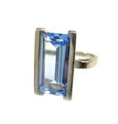 Vintage Synthetic Spinel Solitaire Ring