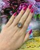 Vintage Synthetic Spinel Solitaire Ring