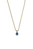 Vintage Tanzanite and Diamond Pendant